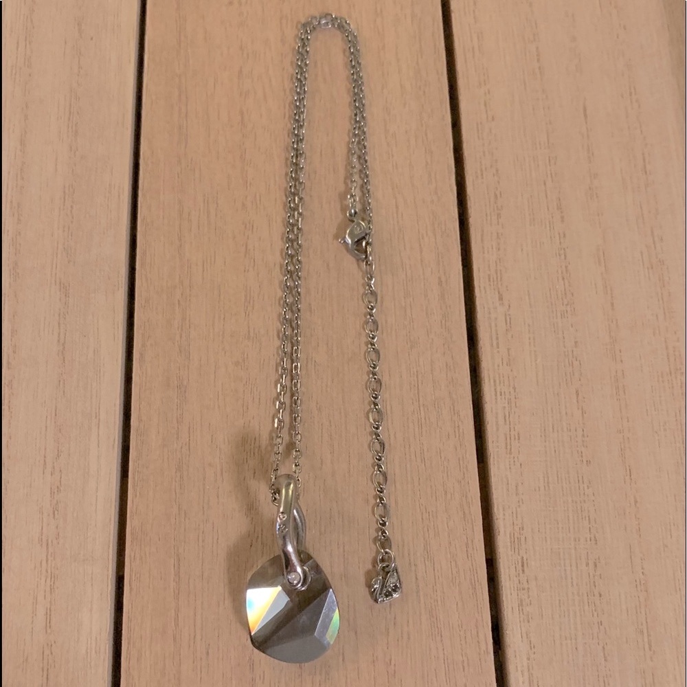 Swarovski Black Diamond Ruthenium necklace